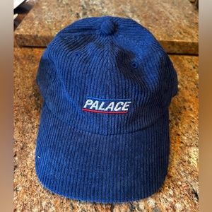 Palace Blue Corduroy Hat